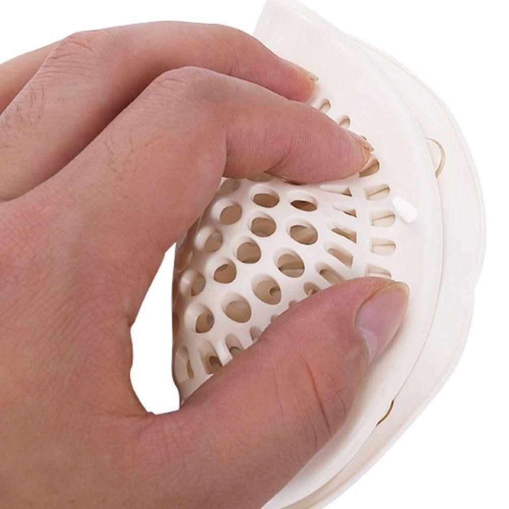 5 Pcs Shower Floor Cover Shower Floor Drain Bathroom Supplies Plastic Bathtub Drain Strainer Catcher Anti-blocking Hair Filter