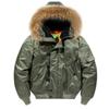 Giacche Bomber da Uomo ZYLLO Cappotti Imbottiti in Cotone Militare