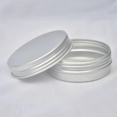50 Pcs 60ml Aluminum Jar 60g Aluminum Tin Container Silver Color