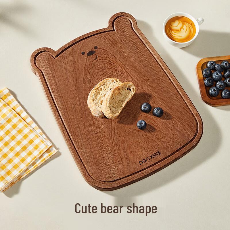 Wutuo Bear Ebony Wood Cutting Board
