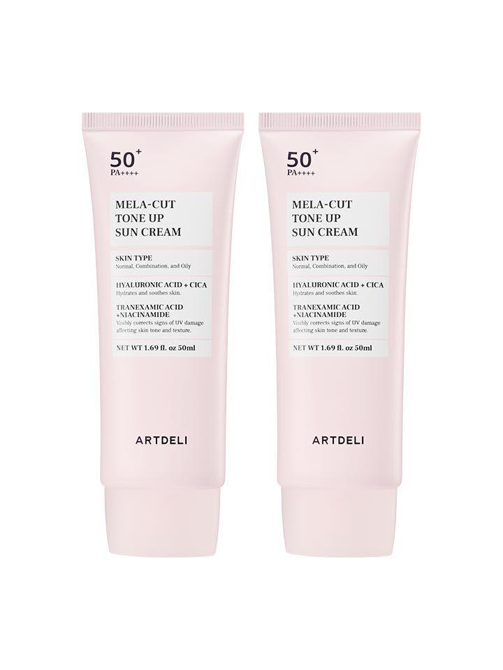 ARTDELI Mela Cut Tone Up Sunscreen 2 Pcs