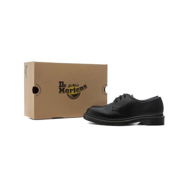 Dr. Martens 1461 Mono Smooth Leather Oxford Black Unisex Sneakers 14345001
