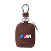 High-end Leather Car Logo Bluetooth Headset Box Protector Case For BMW 50th M M2 M3 M4 M5 M6 E46 E90 E60 F10 F30 E39 E36 F20 E87 GB1