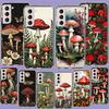 Colorful Mushroom Phone Case for Samsung A16 A17 A26 A36 A56 A57 A55 A54 A37 A15 A25 A35 A14 A24 A34 Galaxy Note 20 10 A07 A06 A