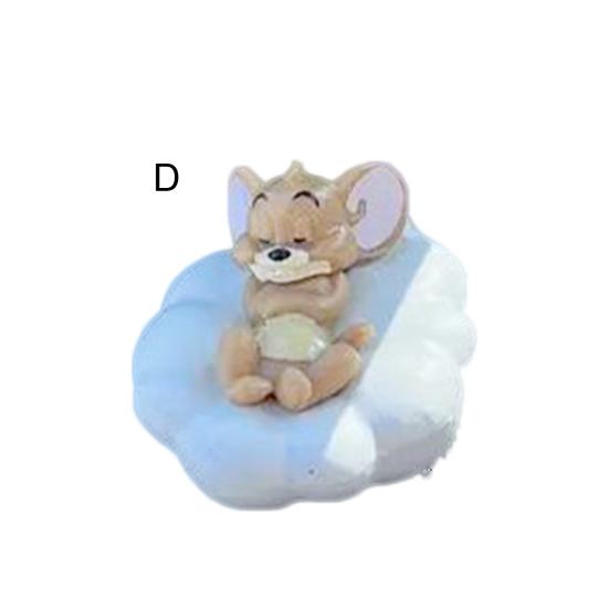 T-ом І Джеррі Смоляна Фігурка Милий Сплячий Автомобіль Кіт Миша Декор Панелі Приладів Настільний Орнамент Колекційний Мультяшний Персонаж для Автомобіля Дому