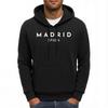 Madrio Spain Letter Printing Mens Hoodie Autumn Casual Hoody All-Match Fleece Unsiex Hoodies Loose Comfortable Male Streetwear