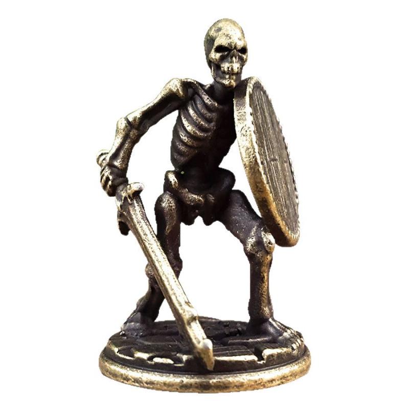 1 Τμχ, Ένα Κρανίο που Κρατά Σπαθί και Ασπίδα, Διακοσμητικό Σπιτιού, Διακοσμητικό Γραφείου, Παιχνίδι/Χειροτεχνία Αποκριών