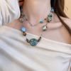 Women's Ethnic Layered Beaded Necklace, Niche Design, High-End Fashion Jewelry