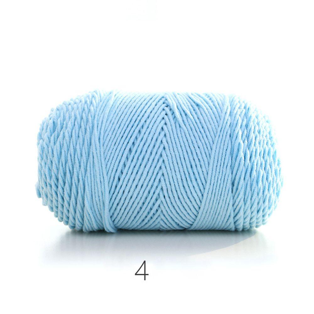 100Grams Soft Rainbow Color Cotton Fibres Wool Yarn Hand-woven Thick Warm Scarf Sweater Sofa Cushion DIY Clothing Accessories