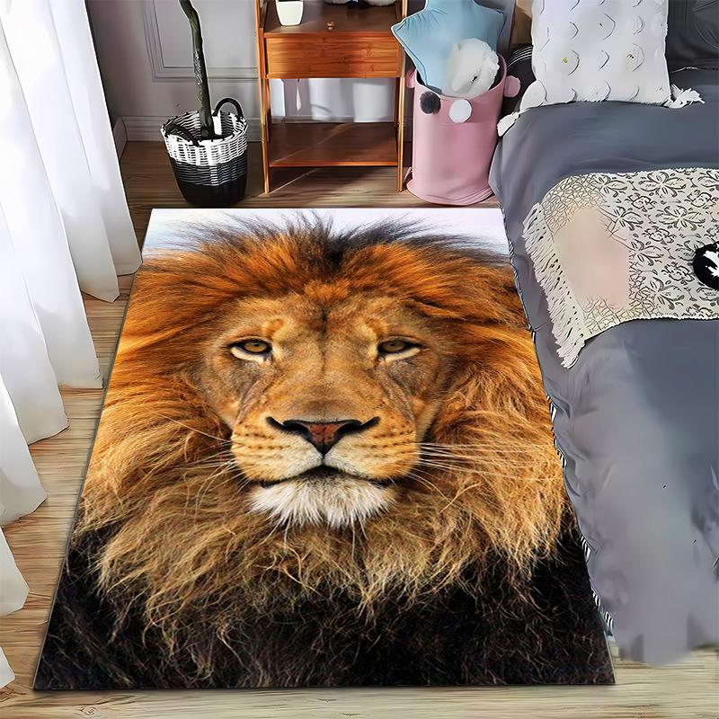 

Black and White Zebra Striped Pattern Area Rug - Stylish Animal Print Carpet Design Suitable for use as an anti-slip for room and bedroom sofas 40x60cm( 15x23in )