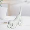 Dog Stretching Ring Holder Cute Dachshund Dog Tail Ring Organizer Resin Puppy Jewelry Holder for Desk Bedroom Decor Gift for Dog Lovers