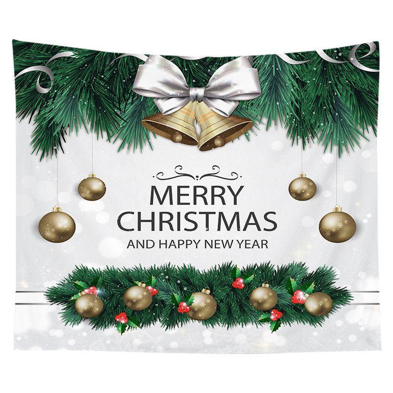 Wall Tapestry Christmas Hanging Cloth Background Xmas Home Decoration Tapestry
