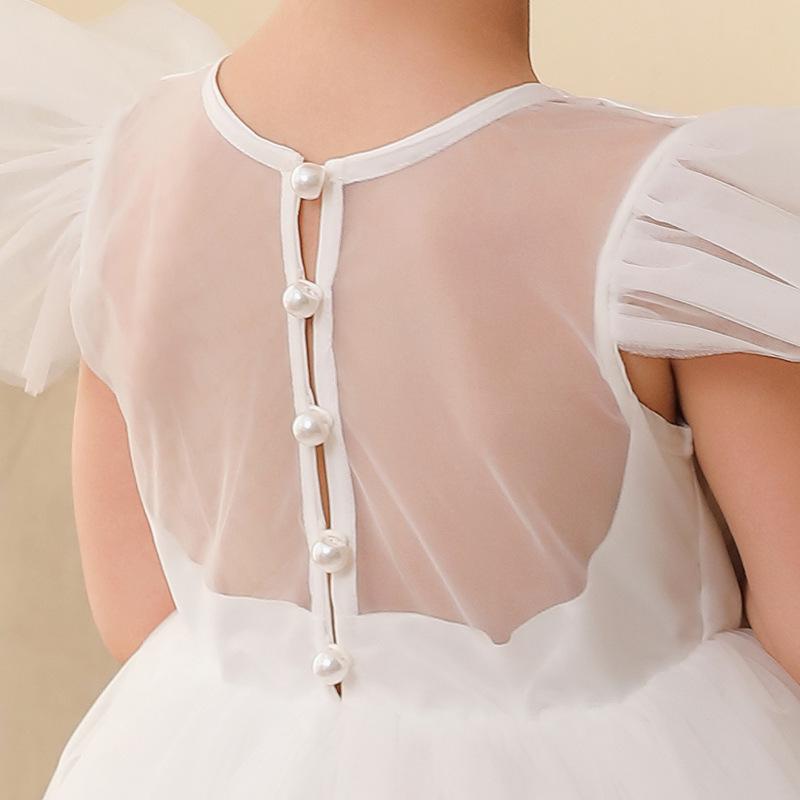 2024 Luksusowa dziewczęca sukienka księżniczki - lekka elegancka odzież ślubna i na występy