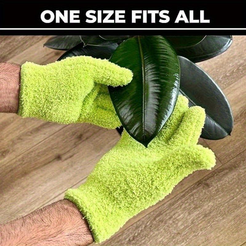 2ps Microfiber Dusting Gloves-Stretchable & Breathable Cleaning Gloves,Non-Waterproof for Cars, Boats, RVs, Pools, Home, Kitchen