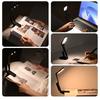 USB Charging Foldable Desk Lamp Adjustable Brightness Book Light LED  Clip Reading Light  Bedroom