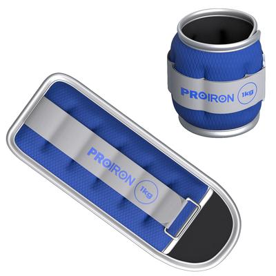 PROIRON Power Ankle Weights, 1kg X 2, Reflective Design, Ultra Comfortable Fit, Set of 2, Ankle Training, Exercise Relief