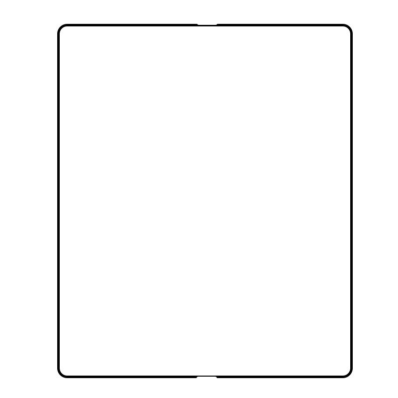 

For Samsung Galaxy Z Fold5 5G F946 OEM Display Screen Outer Film Replacement Part (without Logo) As Shown A