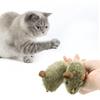 Cat Chew Plush Mouse Toy Interactive Squeaky Imitation Mouse Bite Resistant Kitten Toy Teeth Cleaning Cat Toy Accessories