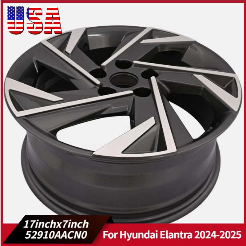

17-дюймовыйx7-дюймовый алюминиевый диск для Hyundai Elantra 2025-2025 52910AACN0 Аксессуары для колпака ступицы автомобиля Performance United States