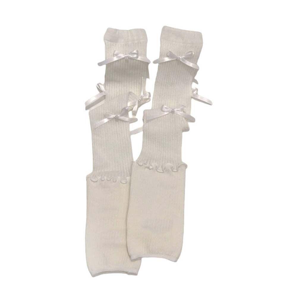 Bowknot Bow Long Socks Lolita Knee High Socks Sweet Mid-tube Stocking  Spring Summer