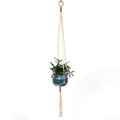 Makrome Bitki Askısı İç Mekan Askılı Saksı Sepeti Dokuma Pamuklu Halat Çiçek Saksısı Tığ İşi Bitki Tutucu Standı Boho Ev Dekoru için