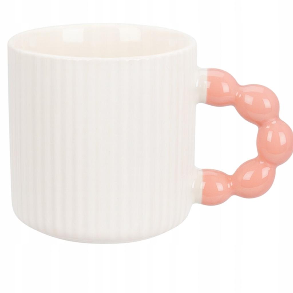 Pastelový porcelánový hrnek s uchem 340ml 1ks