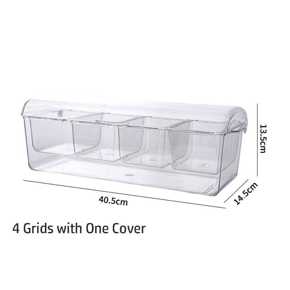 Detachable Fresh Iced Box Transparent Fridge Fruit Box Chilled Fruit Fresh-keeping Box