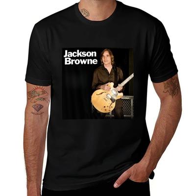 JACKSON BROWNE TOUR DATES T-Shirt T Shirts for Man Graphic Tees Cotton T Shirt Man T-Shirt