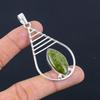925 Silver Gogunjula Stone Engagement Handcrafted Bezel Daughter Pendant Jewelry