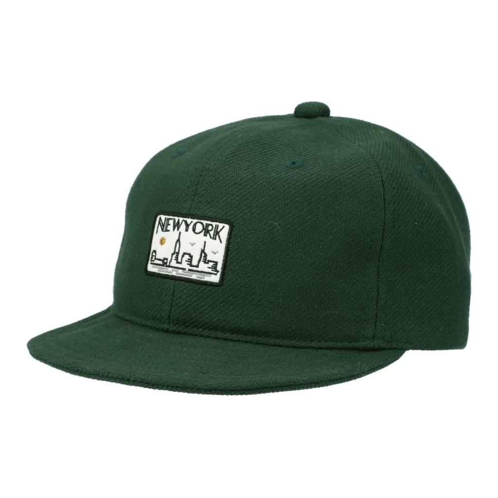 Basic Enchi City Short Cap Umpire Short Free Size Hat, Brim, Antibacterial, Deodorizing, Moisture-wicking, Quick-drying, Men's & Women's, (Dark Green)