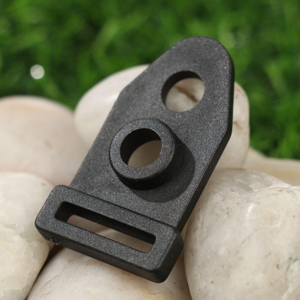 10/20pcs New Tool Black Wind Rope Buckle Tent Feet Clamp Tent Clip Outdoor Camping Traveling