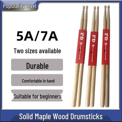 Ahorn 7A 5A Jazz Übungs-Drumsticks & Schlägel
