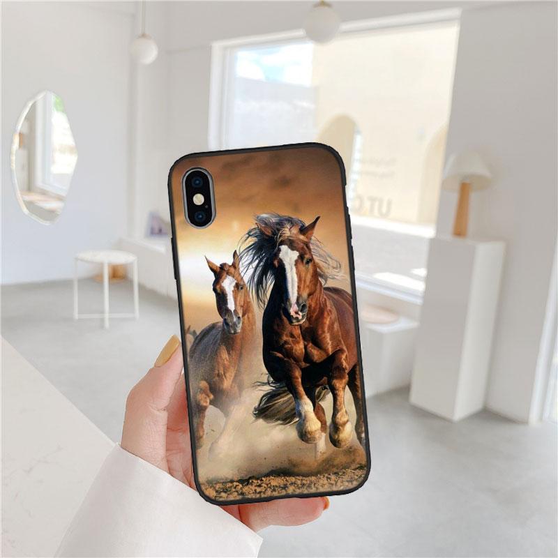 FM22 Fine Horse Phone Case for Samsung Galaxy A11 A12 A13 A15 A52S A53 A55 A56 A70 A71 A72 A73 F06 F16 F56 S10 Plus S10e