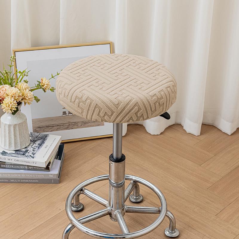 

Чехол на круглый стул, чехол на табурет в половину упаковки, чехол на вращающееся кресло для салона красоты, чехол на подушку для барного стула, защитный чехол для подъемника 37-48cm