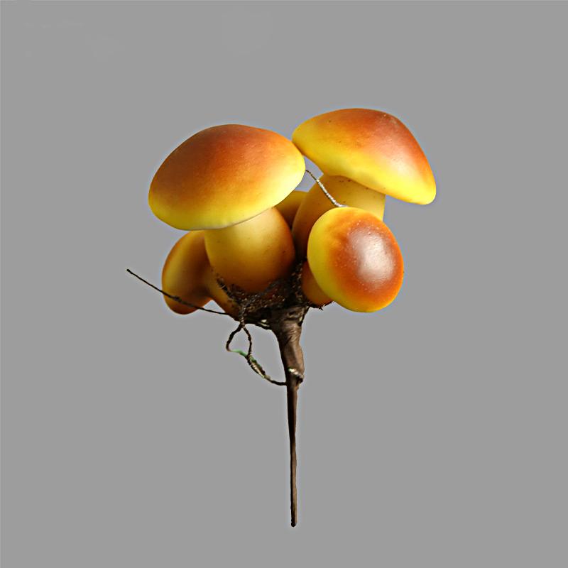 1PC Artificial Plant Cute Micro Landscape DIY Mini Mushrooms Simulated Forest Landscape Accessories Bonsai & Garden Decor