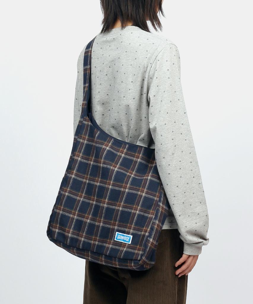 Sunnect Plaid Crossbody - Navy
