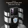 KEYSION Shockproof Case for OPPO Reno 12 Pro 5G Slide Push Pull Camera Lens Protection Ring Stand Phone Cover for OPPO Reno12 5G