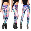 Stylish Cross-border Women's Nine-point Leggings With High Elasticity And 3d Print Design For A Perfect Fit