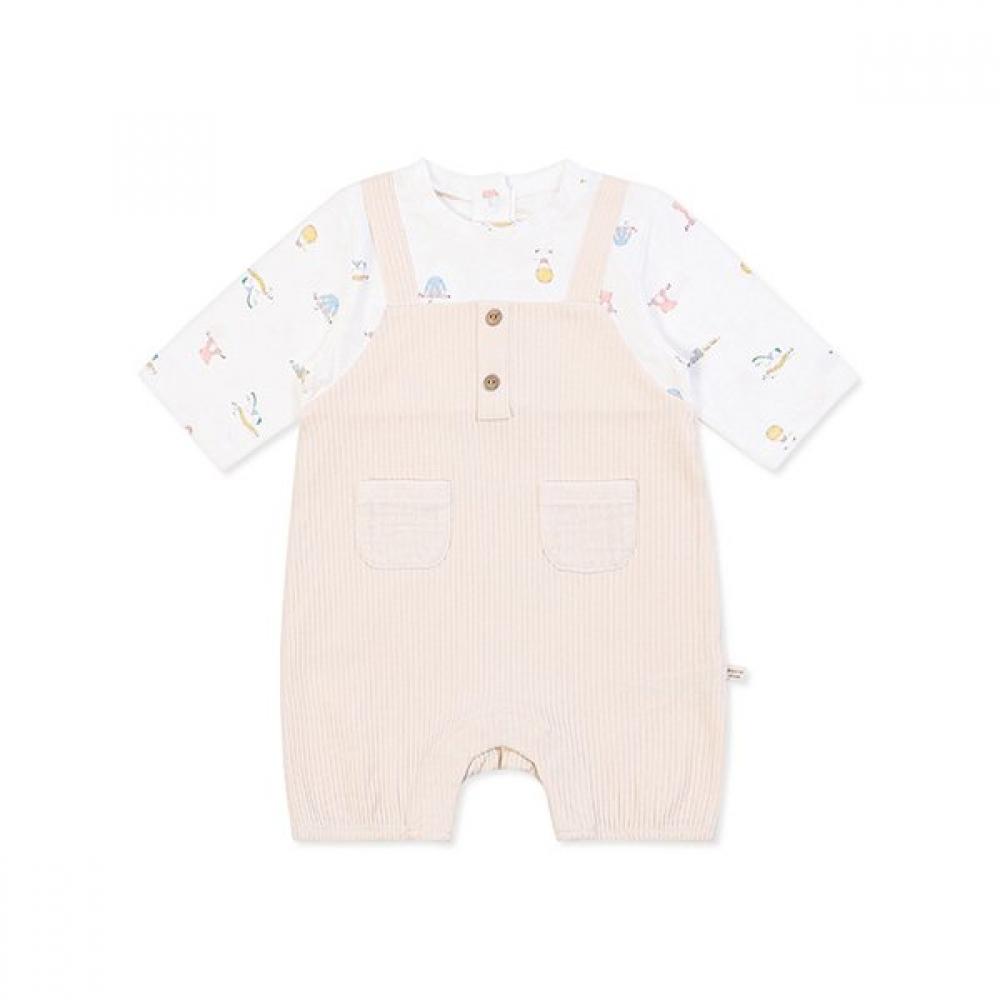 Organicmom Zeo 7 Part Space Suit Mlslqe10 creamy/75