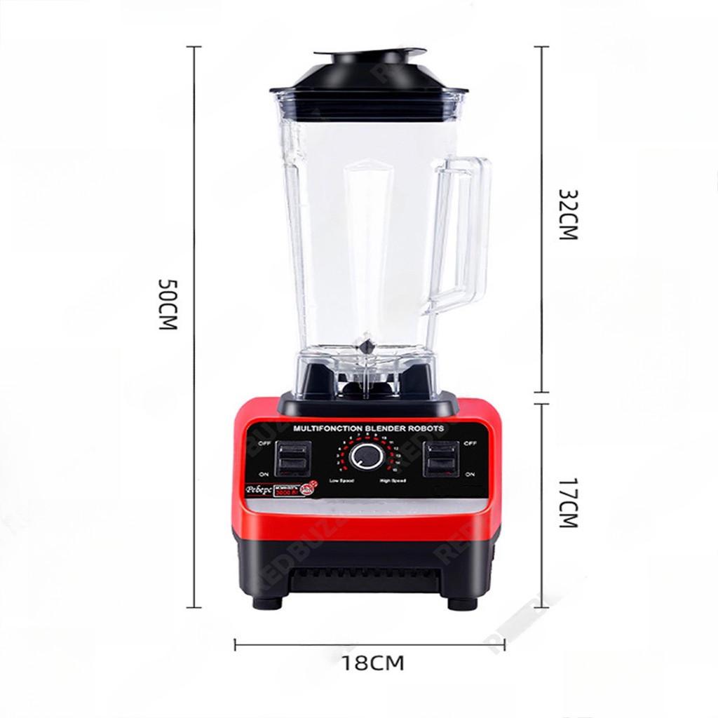 2.5L Large Capacity Electric Juicer 4500W Heavy Duty Blender Mixer Kitchen Food Processor Ice Smoothies Crusher