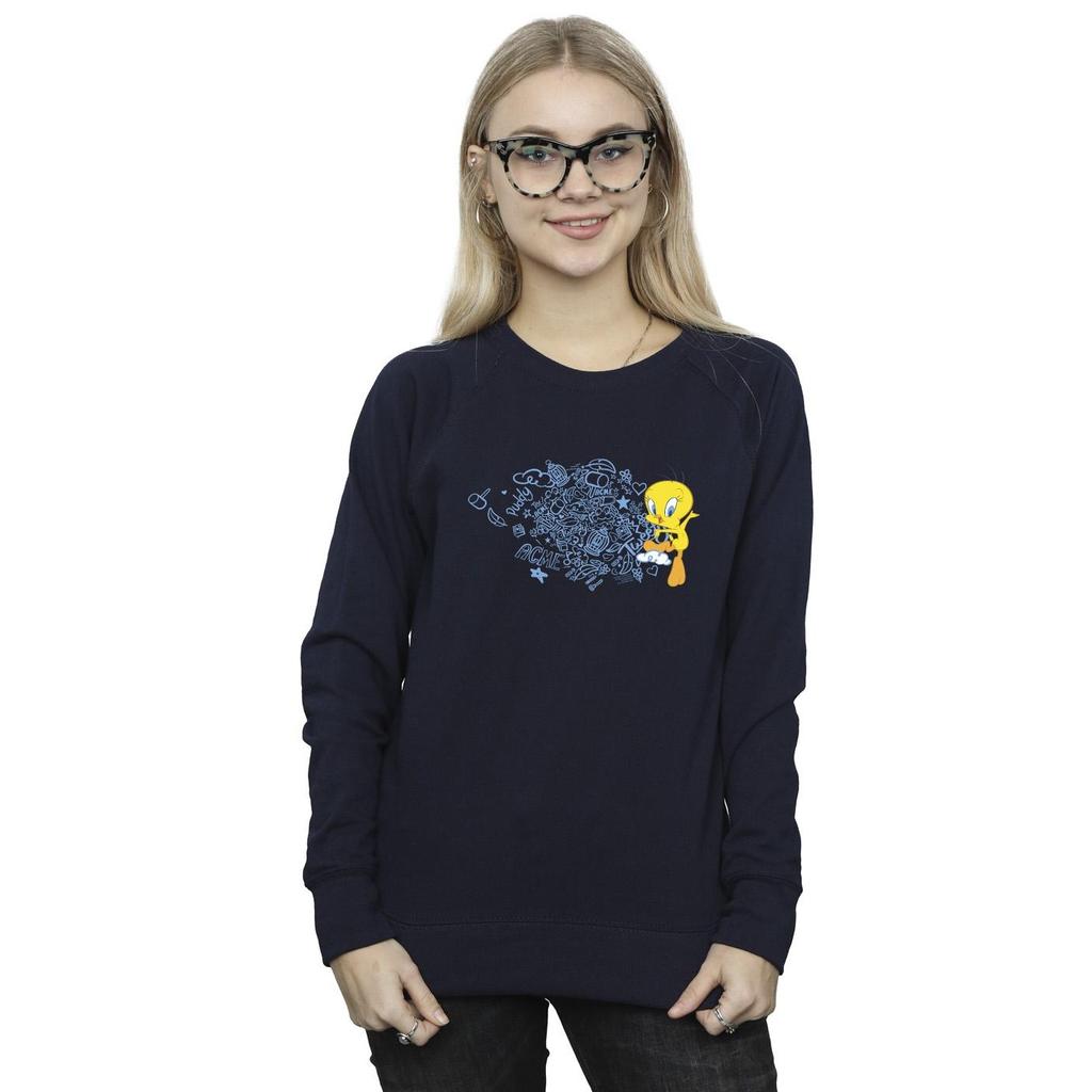 Looney Tunes Womens/Ladies ACME Doodles Tweety Sweatshirt