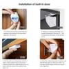2Pcs Magnetic Cupboard Lock with Key Child Safety Lock for Kitchen Cabinets and Drawers