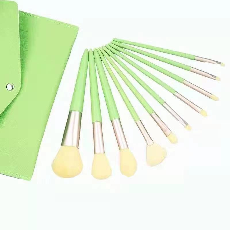 Soft Makeup Brush Set Pu Bag Loose Powder Brush Blush Brush Explosive Beauty Makeup Tool Set