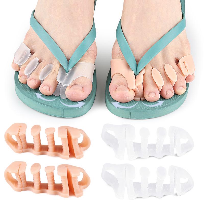 Five-Toe Separator Sandals: Soft, Anti-Abrasion Slippers for Bunion and Overlapping Toe Relief
