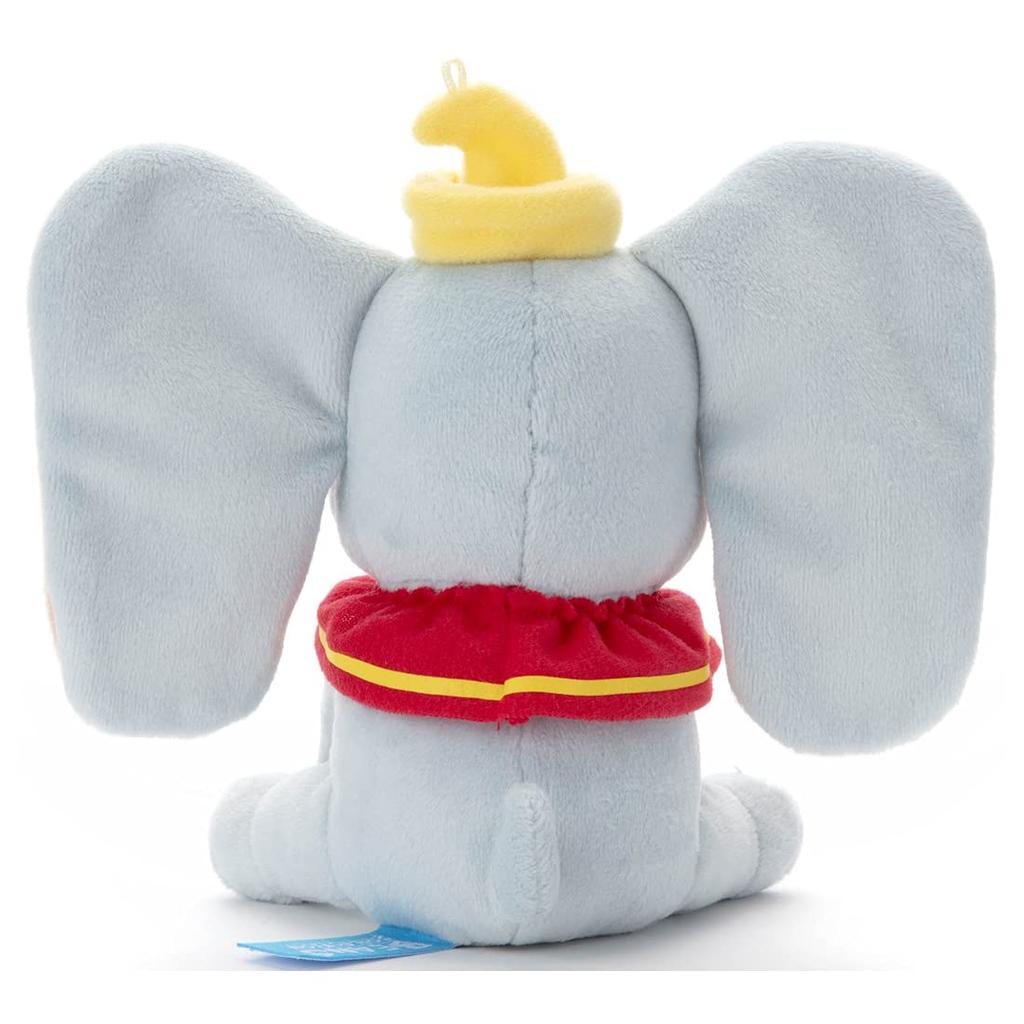 Disney Character Washable Beans Collection Dumbo Plush Toy, Approximately 16cm Tall