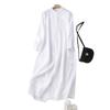 Spring Retro Loose Women's Casual Long Sleeved Shirt Dress