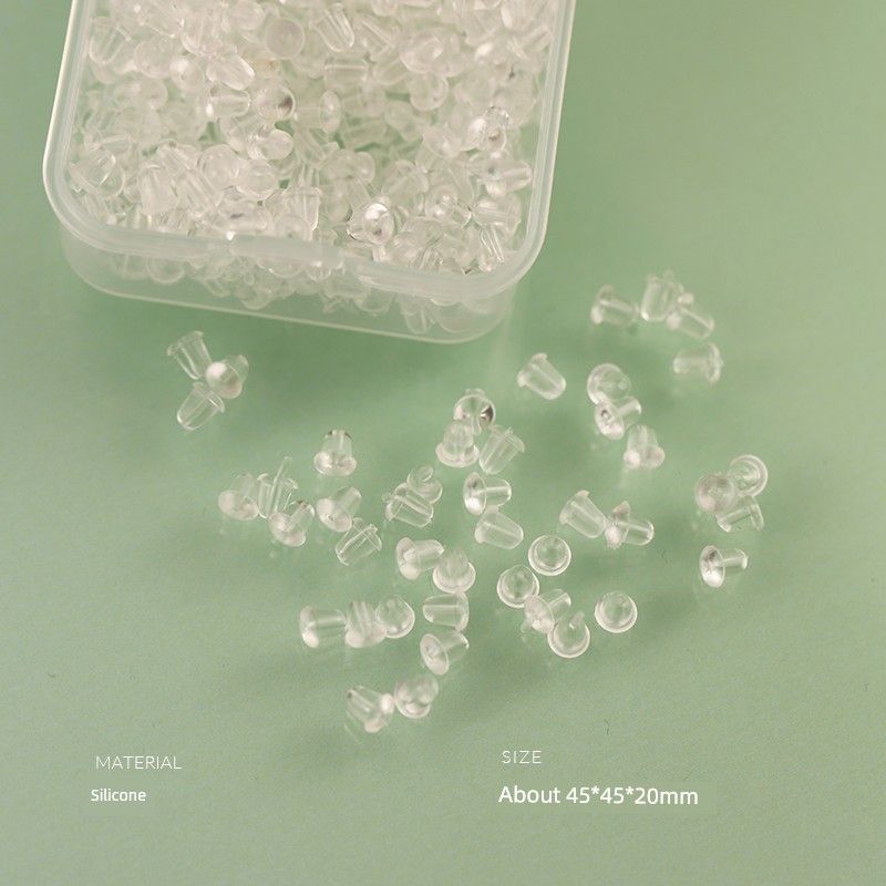 

Сяосяньжэнь Затычка для уха Силиконовая Прозрачная Пуля Антиаллергенная Уход за ушами Фантастический Продукт против потери Аксессуары для сережек Крепление Заглушка для уха A box (500 tablets)