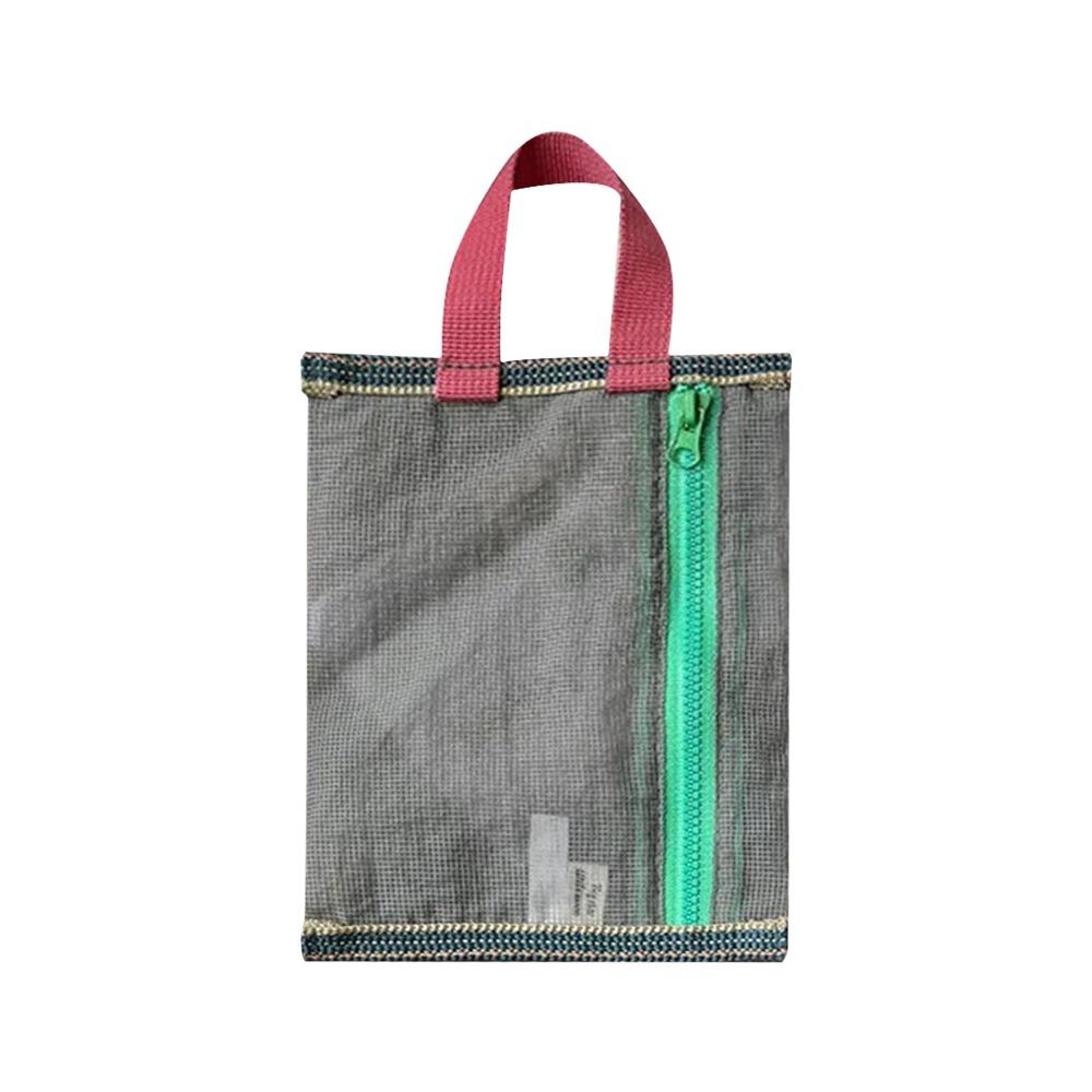 

New Nylon Translucent Mesh Storage Bag Foldable Data Line Storage ID Bag Multi-Purpose Water-Resistant Cosmetic Bag