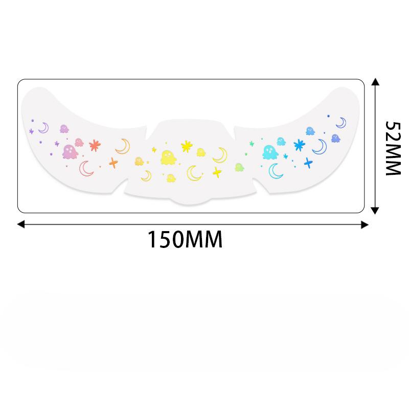 Halloween Face Sticker Simulated Freckle Tattoo Sticker Waterproof Cartoon Children'S Cute Makeup Sticker