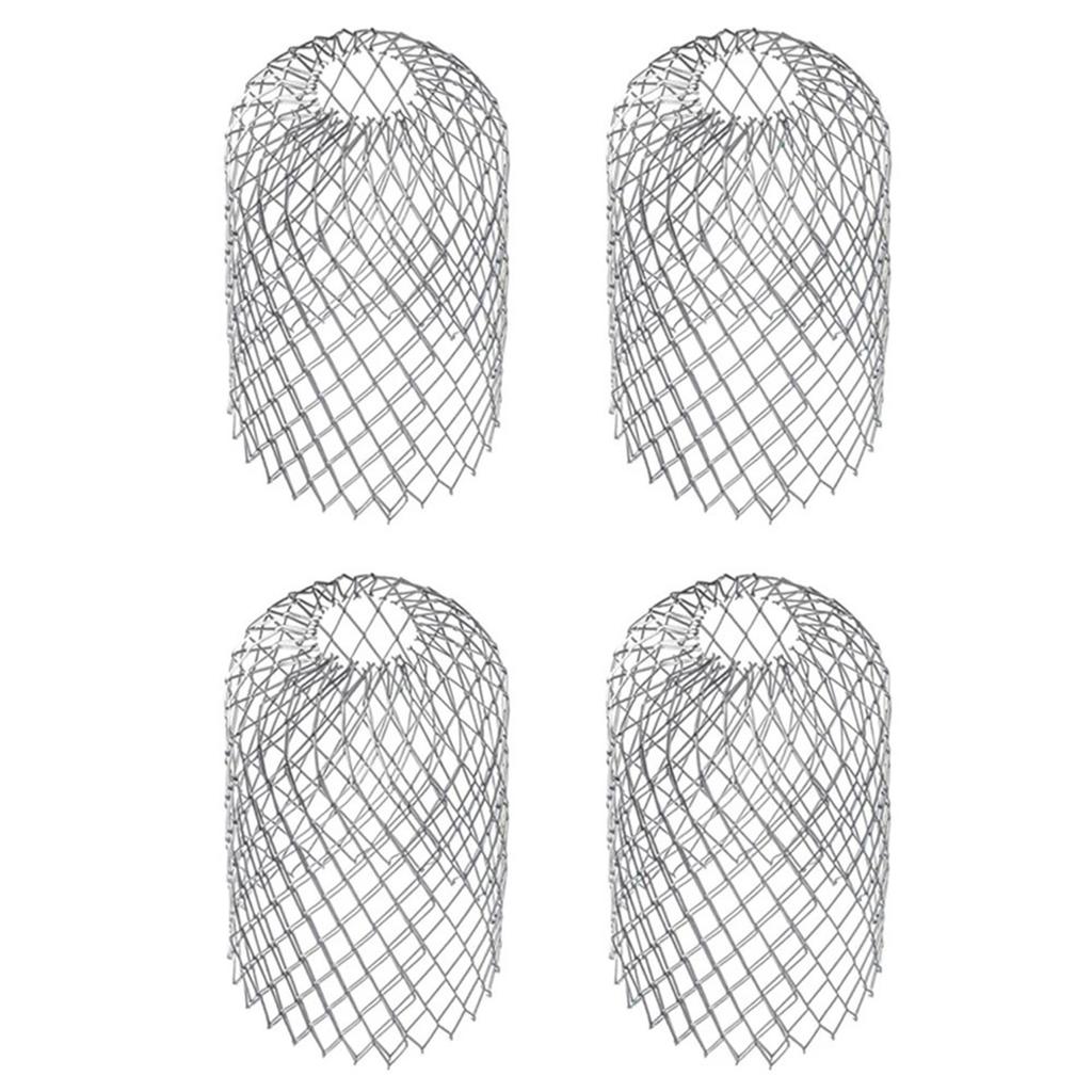 Rain Leaf Gutters Roof Guard Filters 3 Inch Expand Aluminum Strainer Stops Blockage Leaf Drains Debris Drain Net Gutter Cover